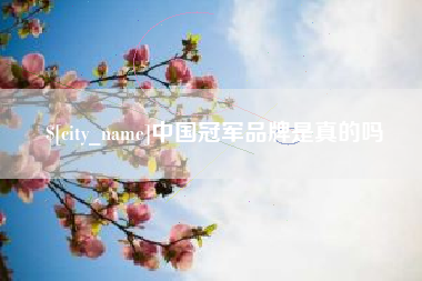 抚顺中国冠军品牌是真的吗