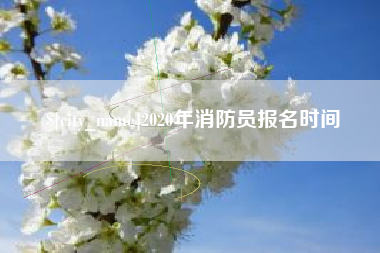 抚顺2020年消防员报名时间