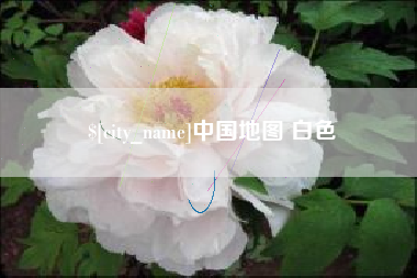 抚顺中国地图 白色