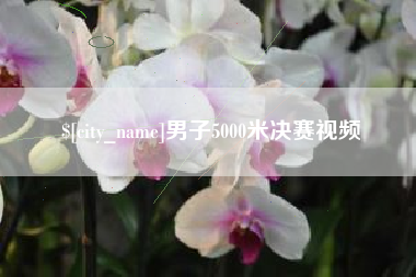 抚顺男子5000米决赛视频