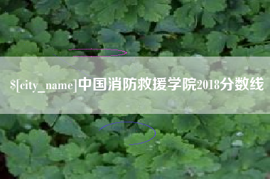 抚顺中国消防救援学院2018分数线