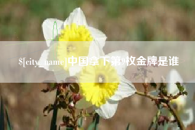 抚顺中国拿下第9枚金牌是谁