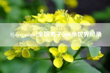 抚顺全国男子5000米世界纪录