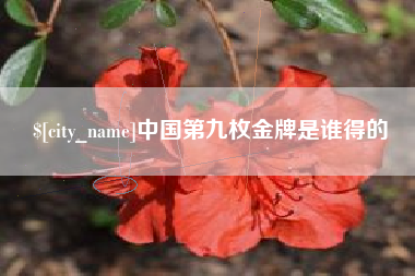 抚顺中国第九枚金牌是谁得的