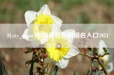 抚顺中国消防官网报名入口2024