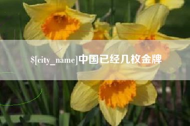 抚顺中国已经几枚金牌