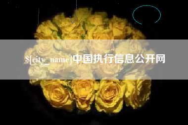 抚顺中国执行信息公开网