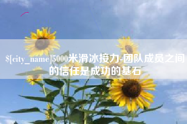 抚顺5000米滑冰接力-团队成员之间的信任是成功的基石