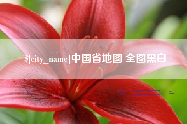 抚顺中国省地图 全图黑白