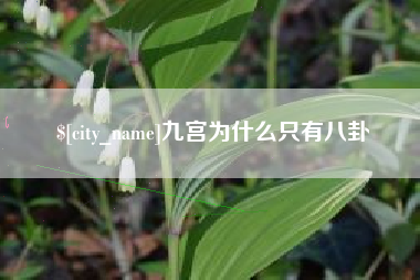 抚顺九宫为什么只有八卦
