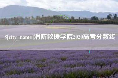 抚顺消防救援学院2020高考分数线