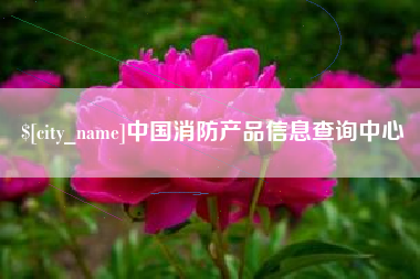 抚顺中国消防产品信息查询中心