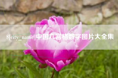 抚顺中国九宫格数字图片大全集