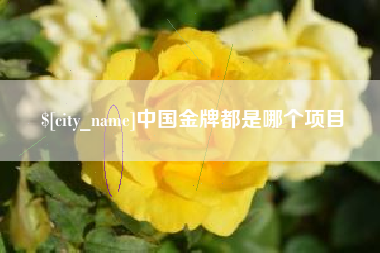 抚顺中国金牌都是哪个项目