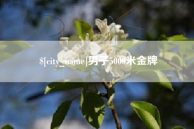抚顺男子5000米金牌
