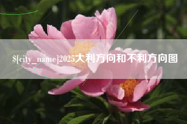 抚顺2025大利方向和不利方向图