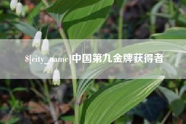 抚顺中国第九金牌获得者