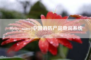 抚顺中国消防产品查询系统