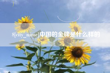 抚顺中国的金牌是什么样的
